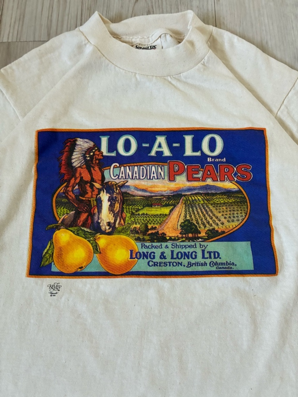 Vintage LO-LA-LO Brand Oneita Power T-Shirt - Picture 2 of 10